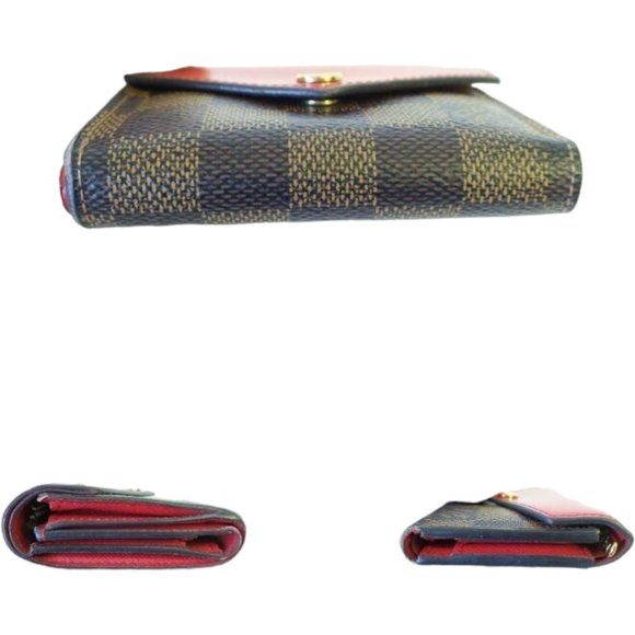 367188F V Louis Vuitton Wallet Zoe Trifold Brown Leather Monogram - Picture 5 of 8